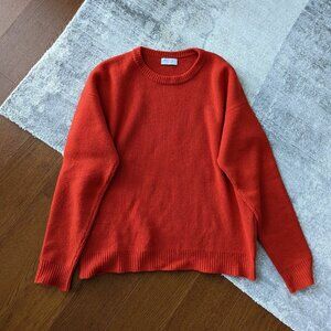 🔥 JOHN ELLIOTT RED MILANO CASHMERE SWEATER S10 HOLIDAY